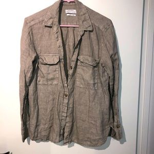 Linen button up